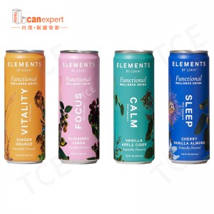 Χονδρική συσκευασία ασφαλείας τροφίμων-βαθμού Ασφαλείας Αδειάστε 250ml 500ml Τυπωμένο αλουμινένιο ποτό για μπύρα ποτών συσκευασία μετάλλου μπουκάλι